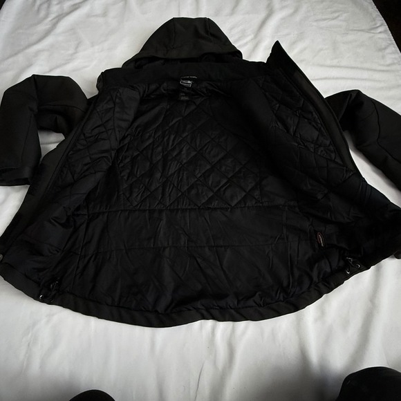 The North Face TNF Apex Softshell Jacket Black Women's Small P Warm Winter FLAW - Picture 6 of 11